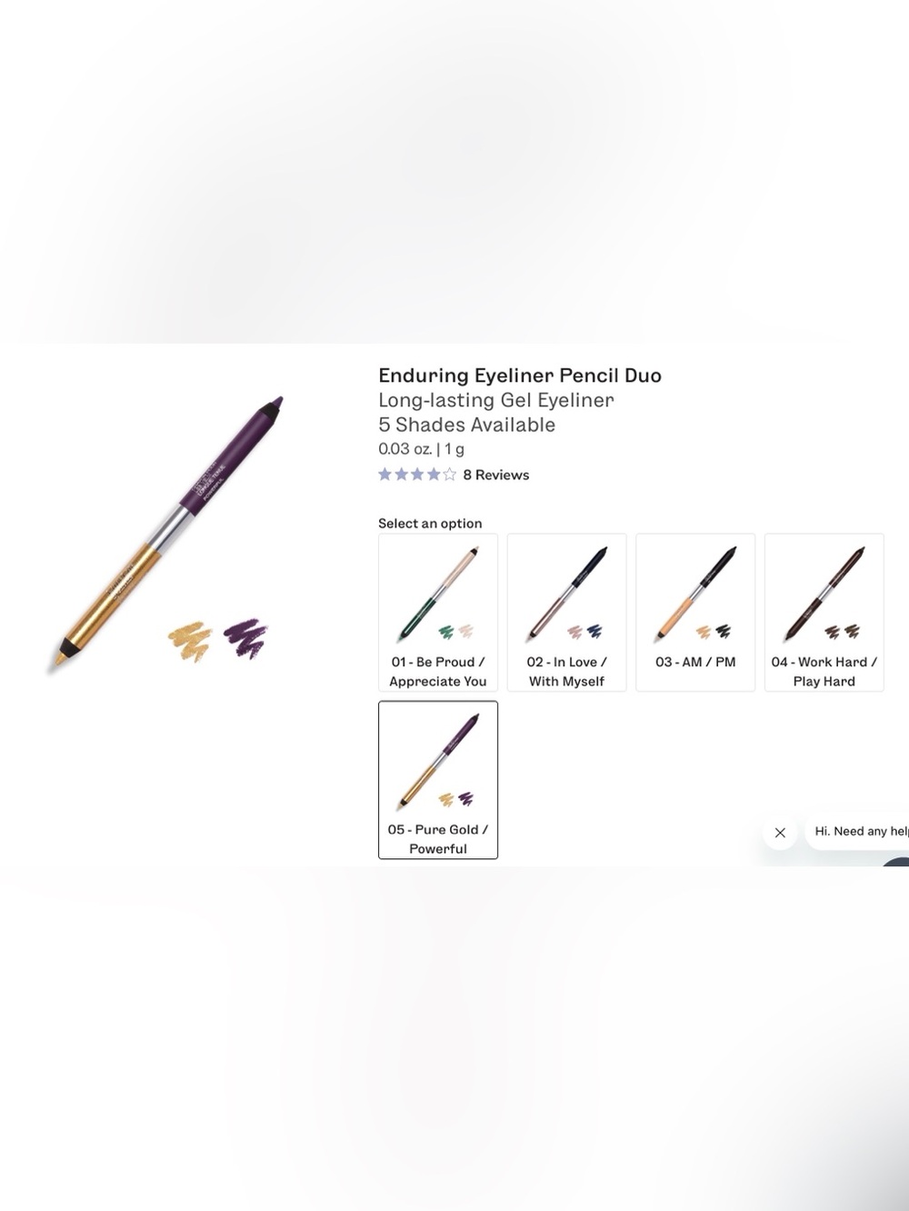 LImelife by Alcone Enduring Eyeliner Pencil Duo - Pure Gold and Powerful